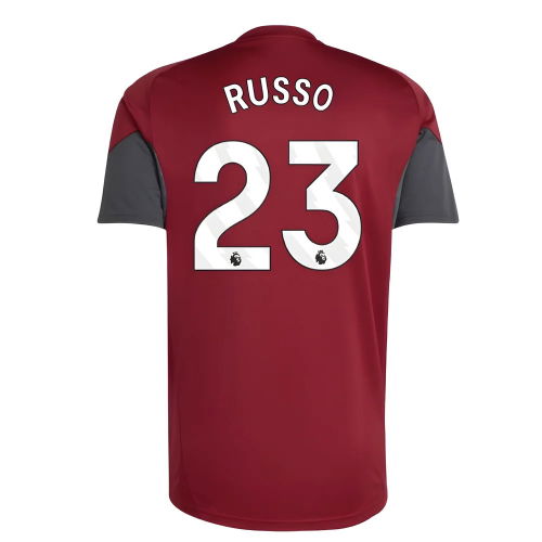 2025-2026 Arsenal EU Training Jersey (Burgundy) (Russo 23)