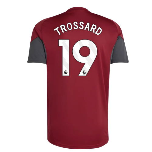 2025-2026 Arsenal EU Training Jersey (Burgundy) (Trossard 19)