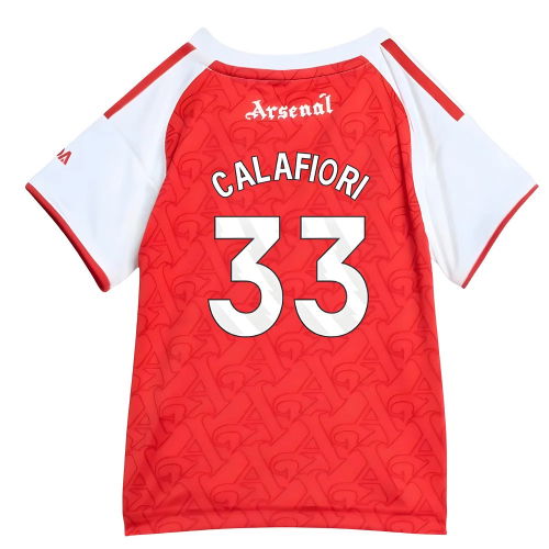 2025-2026 Arsenal Home Baby Kit (Calafiori 33)