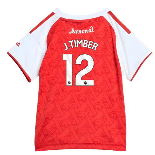 2025-2026 Arsenal Home Baby Kit (J.Timber 12)