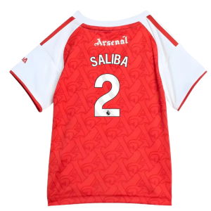 2025-2026 Arsenal Home Baby Kit (Saliba 2)