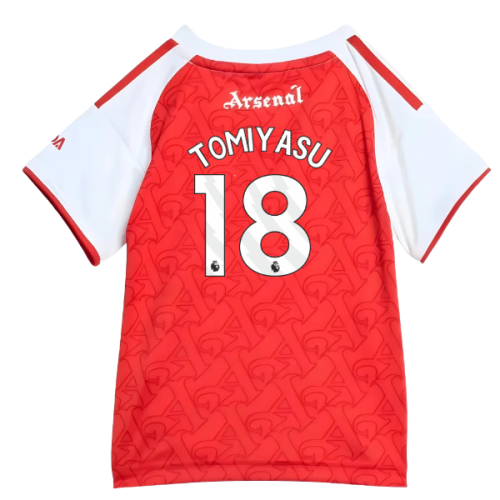 2025-2026 Arsenal Home Baby Kit (Tomiyasu 18)