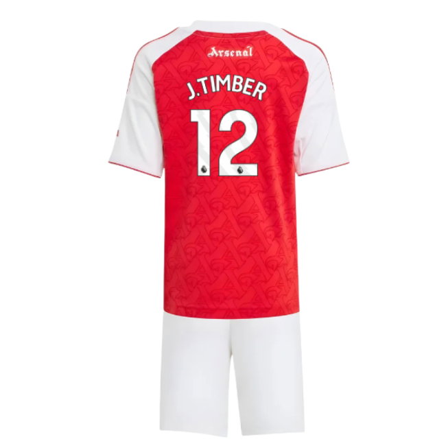 2025-2026 Arsenal Home Mini Kit (J.Timber 12)