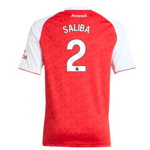 2025-2026 Arsenal Home Shirt (Kids) (Saliba 2)