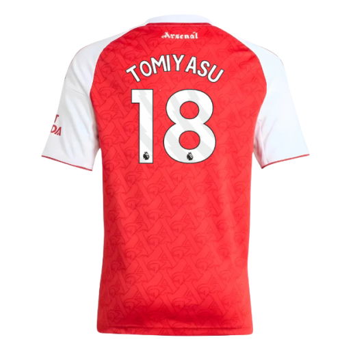 2025-2026 Arsenal Home Shirt (Kids) (Tomiyasu 18)