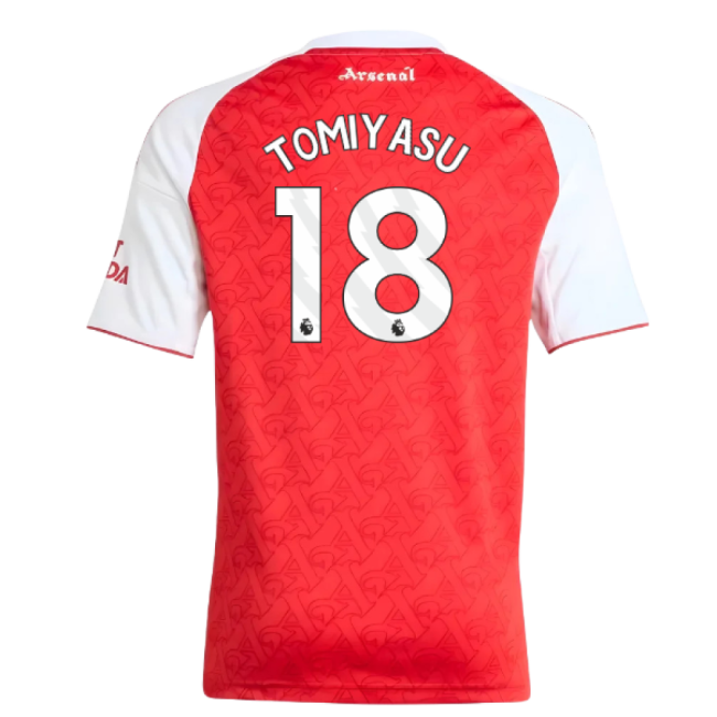 2025-2026 Arsenal Home Shirt (Kids) (Tomiyasu 18)