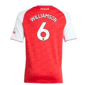 2025-2026 Arsenal Home Shirt (Kids) (Williamson 6)