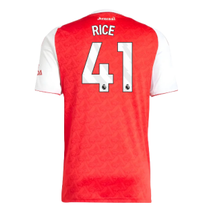 2025-2026 Arsenal Home Shirt (Rice 41)