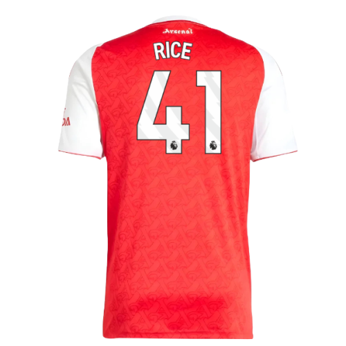 2025-2026 Arsenal Home Shirt (Rice 41) 2025-2026 Arsenal Home Shirt (Rice 41)