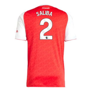 2025-2026 Arsenal Home Shirt (Saliba 2)
