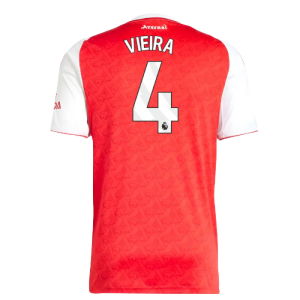 2025-2026 Arsenal Home Shirt (Vieira 4)