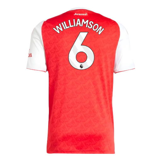 2025-2026 Arsenal Home Shirt (Williamson 6)