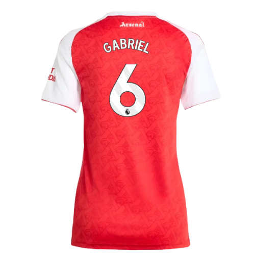 2025-2026 Arsenal Home Shirt (Womens) (Gabriel 6) 2025-2026 Arsenal Home Shirt (Womens) (Gabriel 6)