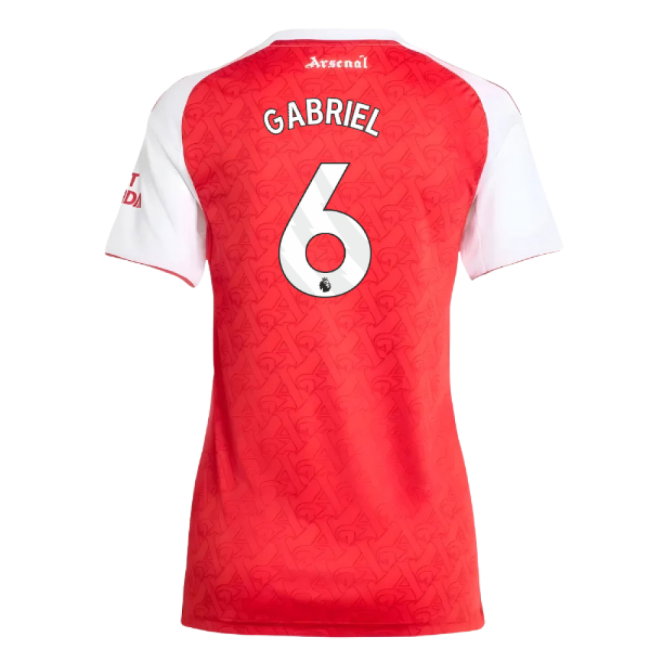2025-2026 Arsenal Home Shirt (Womens) (Gabriel 6)