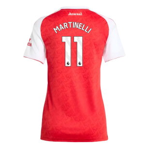 2025-2026 Arsenal Home Shirt (Womens) (Martinelli 11)