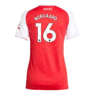 2025-2026 Arsenal Home Shirt (Womens) (Norgaard 16)