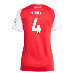 2025-2026 Arsenal Home Shirt (Womens) (Vieira 4)