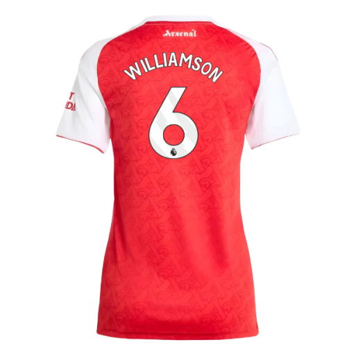 2025-2026 Arsenal Home Shirt (Womens) (Williamson 6)