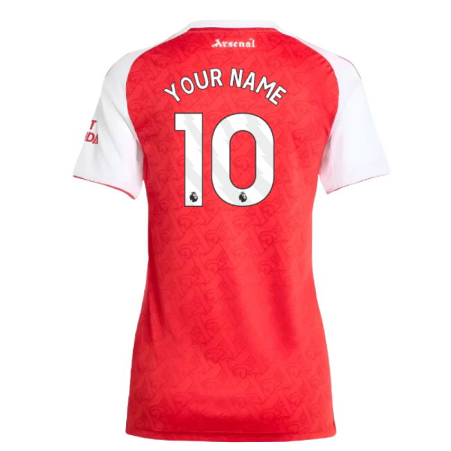 2025-2026 Arsenal Home Shirt (Womens) (Your Name)