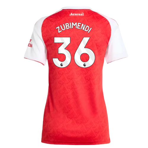 2025-2026 Arsenal Home Shirt (Womens) (Zubimendi 36)