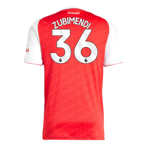 2025-2026 Arsenal Home Shirt (Zubimendi 36)