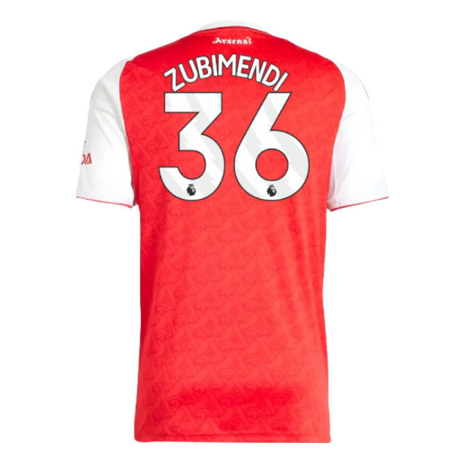 2025-2026 Arsenal Home Shirt (Zubimendi 36)