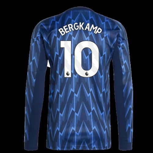 2025-2026 Arsenal Long Sleeve Away Shirt (Bergkamp 10)