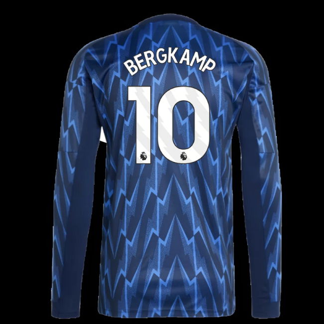 2025-2026 Arsenal Long Sleeve Away Shirt (Bergkamp 10)