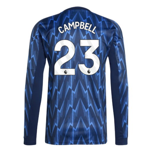 2025-2026 Arsenal Long Sleeve Away Shirt (Campbell 23)