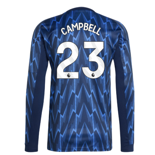 2025-2026 Arsenal Long Sleeve Away Shirt (Campbell 23)