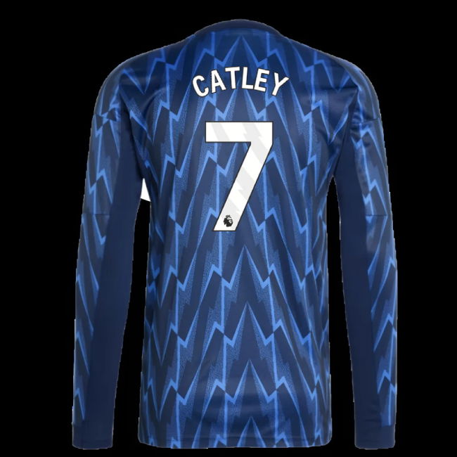 2025-2026 Arsenal Long Sleeve Away Shirt (Catley 7)
