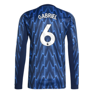 2025-2026 Arsenal Long Sleeve Away Shirt (Gabriel 6)