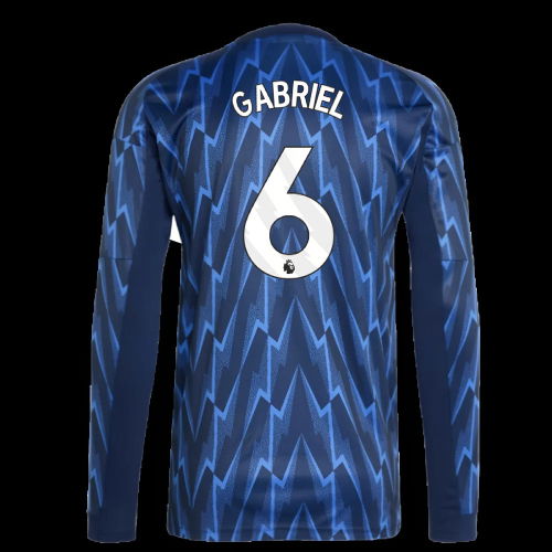 2025-2026 Arsenal Long Sleeve Away Shirt (Gabriel 6)
