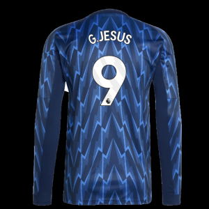 2025-2026 Arsenal Long Sleeve Away Shirt (G.Jesus 9)