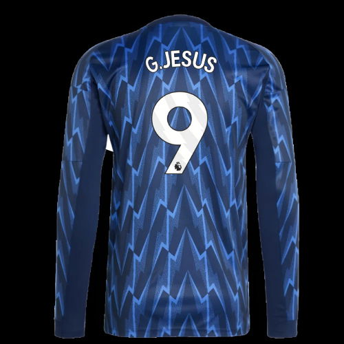 2025-2026 Arsenal Long Sleeve Away Shirt (G.Jesus 9)