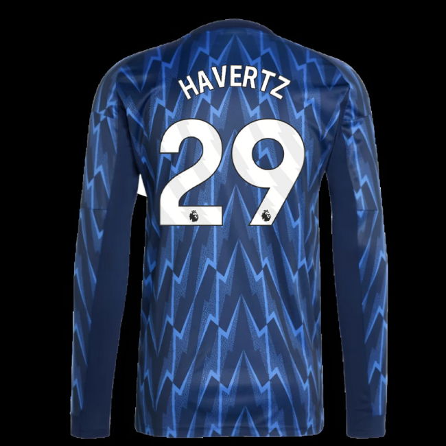 2025-2026 Arsenal Long Sleeve Away Shirt (Havertz 29)
