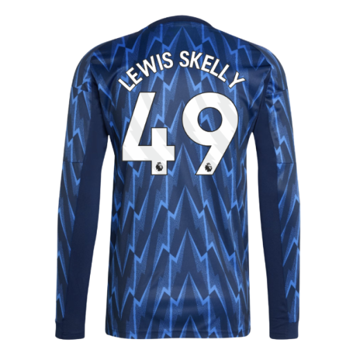 2025-2026 Arsenal Long Sleeve Away Shirt (Lewis Skelly 49)