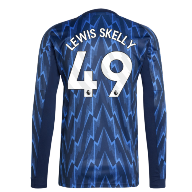 2025-2026 Arsenal Long Sleeve Away Shirt (Lewis Skelly 49)