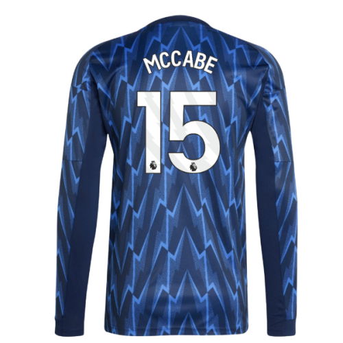 2025-2026 Arsenal Long Sleeve Away Shirt (McCabe 15)