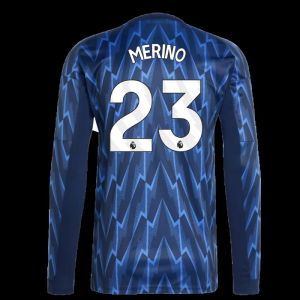 2025-2026 Arsenal Long Sleeve Away Shirt (Merino 23)