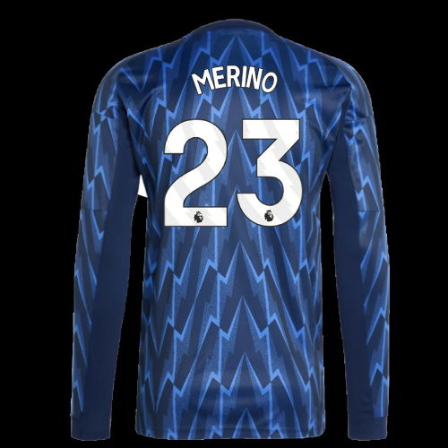 2025-2026 Arsenal Long Sleeve Away Shirt (Merino 23)