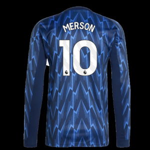 2025-2026 Arsenal Long Sleeve Away Shirt (Merson 10)