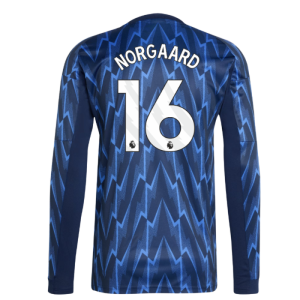 2025-2026 Arsenal Long Sleeve Away Shirt (Norgaard 16)