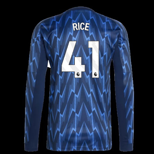 2025-2026 Arsenal Long Sleeve Away Shirt (Rice 41)