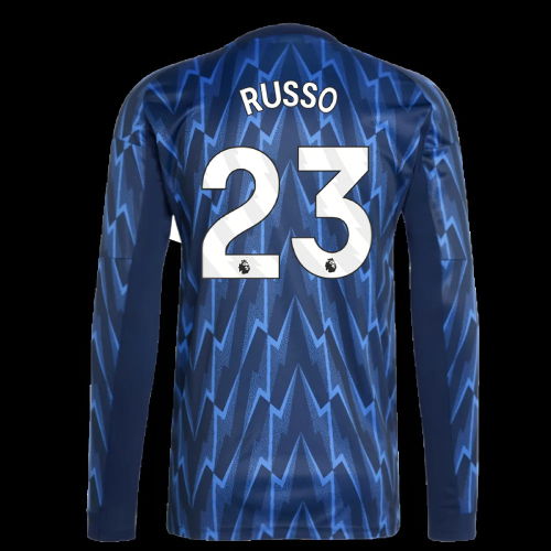 2025-2026 Arsenal Long Sleeve Away Shirt (Russo 23)