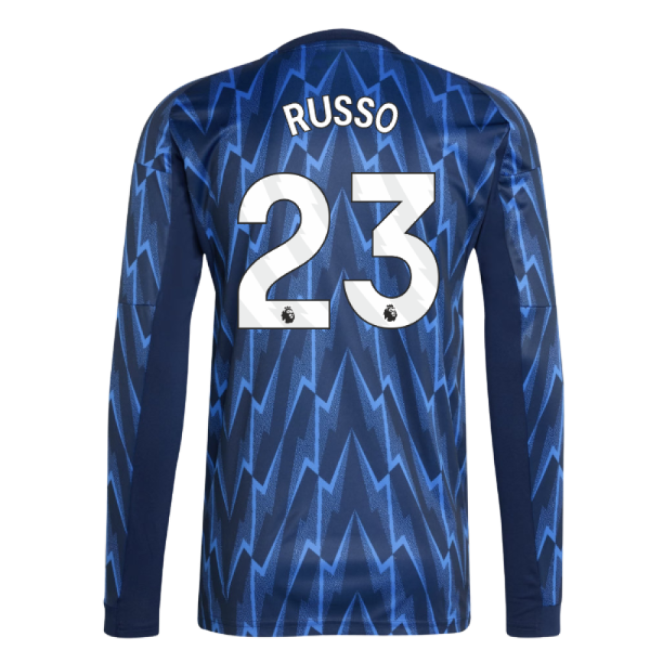 2025-2026 Arsenal Long Sleeve Away Shirt (Russo 23)