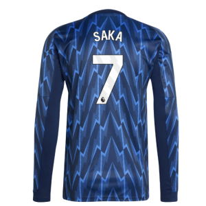2025-2026 Arsenal Long Sleeve Away Shirt (Saka 7)