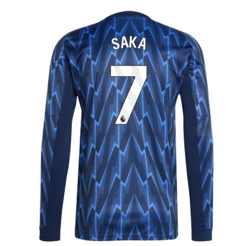 2025-2026 Arsenal Long Sleeve Away Shirt (Saka 7)