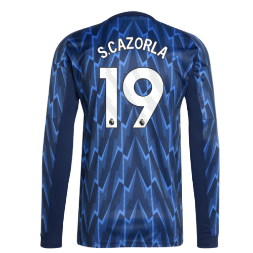 2025-2026 Arsenal Long Sleeve Away Shirt (S.Cazorla 19)