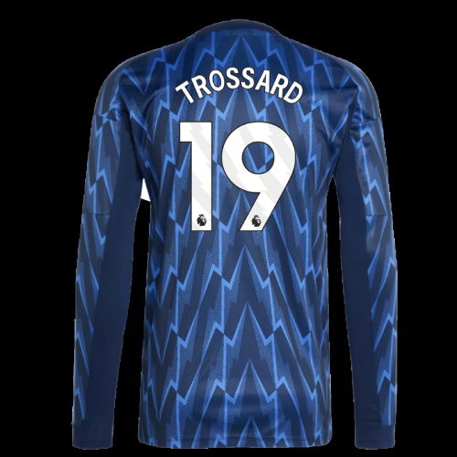 2025-2026 Arsenal Long Sleeve Away Shirt (Trossard 19)